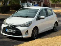 Used Toyota Yaris 2015 White Hatchback