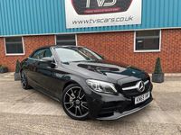 Used Mercedes C300 AMG Line Premium 245 HP (180 kW) 2019 Black Cabriolet