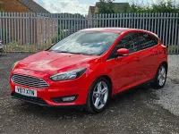 Used Ford Focus Zetec 123 HP (90 kW) 2017 Red Hatchback
