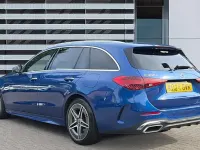 Used Mercedes C300e AMG Line Premium Plus 313 HP (230 kW) 2024 Blue Estate
