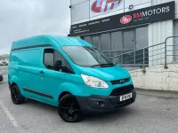 Used Ford Transit Custom Trend 130 HP (95 kW) 2018 Green Van