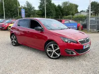 Used Peugeot 308 GT-line 2017 Red Hatchback