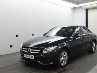 Used Mercedes C200 SE 184 HP (135 kW) 2015 Blue Sedan