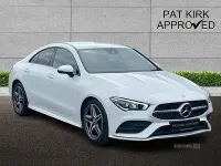 Used Mercedes CLA220 AMG Line Premium 190 HP (139 kW) 2022 White Coupe
