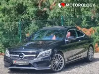 Used Mercedes C300 AMG line 242 HP (177 kW) 2016 Black Coupe