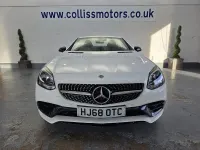 Used Mercedes SLC200 AMG line 2018 White Cabriolet