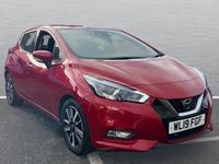 Used Nissan Micra Acenta 90 HP (66 kW) 2019 Red Hatchback