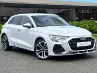 Used Audi A3 S-Line 116 HP (85 kW) 2025 White Hatchback