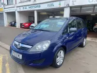 Used Vauxhall Zafira 2013 Blue MPV