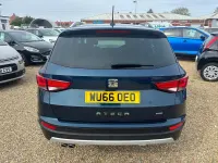 Used Seat Ateca 4Drive 150 HP (110 kW) 2016 Blue SUV