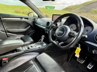 Used Audi S3 Sportback Performance 300 HP (220 kW) 2015 Blue Hatchback