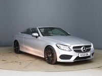 Used Mercedes C200 AMG line 2018 Silver Cabriolet