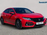 Begagnad Honda Civic EX 126 HK (92 kW) 2021 Röd Halvkombi