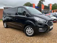 Used Ford Transit Custom Limited 130 HP (95 kW) 2021 Black Van
