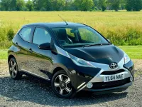 Used Toyota Aygo X-clusiv 68 HP (50 kW) 2014 Black Hatchback