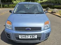 Used Ford Fusion Zetec 101 HP (74 kW) 2008 Blue Hatchback