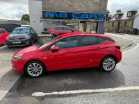 Used Vauxhall Astra 100 HP (73 kW) 2018 Red Hatchback