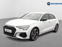 Used Audi A3 Black Edition 2023 White Sedan