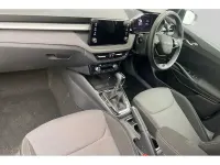 Used Skoda Fabia Design Edition 85 HP (62 kW) 2025 Moon white metallic black magic pearl effect Hatchback