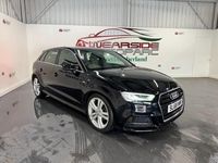 Used Audi A3 Sportback S-Line 150 HP (110 kW) 2018 Black Hatchback