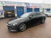 Used Mercedes CLA180 AMG line 2019 Black Coupe