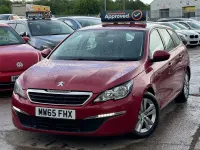 Käytetty Peugeot 308 SW Active 120 HP (88 kW) 2015 Punainen Farmari