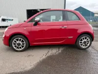 Käytetty Fiat 500 Lounge 2010 Punainen Avoauto