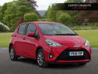 Used Toyota Yaris 2018 Red Hatchback