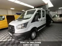 Used Ford Transit 130 HP (95 kW) 2022 White Cabriolet