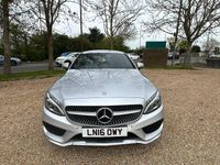 Usado Mercedes C220 AMG line 170 HP (125 kW) 2016 Prateado Coupé