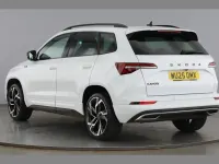 Used Skoda Karoq SportLine 150 HP (110 kW) 2025 Moon white metallic SUV