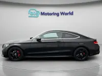 Usado Mercedes C200 AMG line 184 HP (135 kW) 2020 Preto Coupé