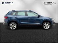 Used Skoda Karoq SE Technology 110 HP (80 kW) 2021 Petrol blue metallic SUV
