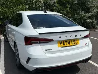 Used Skoda Octavia vRS 204 HP (150 kW) 2025 White Hatchback