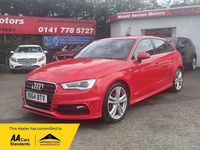 Used Audi A3 S-Line 2014 Red Hatchback