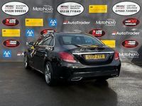 Used Mercedes C220 AMG line 170 HP (125 kW) 2017 Black Sedan