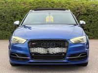 Begagnad Audi S3 Sportback Advanced 300 HK (220 kW) 2015 Blå Halvkombi