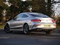Used Mercedes C300 AMG line 258 HP (189 kW) 2021 Silver Coupe