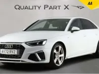 Używany Audi A4 S-Line 150 KM (110 kW) 2022 Biały Sedan/Limuzyna