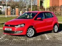 Used VW Polo SEL 90 HP (66 kW) 2010 Red Hatchback