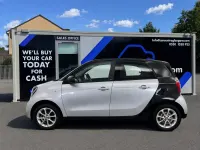 Used Smart ForFour Passion 71 HP (52 kW) 2017 Black Hatchback