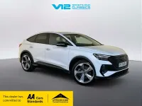 Used Audi Q4 e-tron Black Edition 210 kW (286 HP) 2024 White SUV