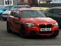 Used BMW 120 M Sport 184 HP (135 kW) 2014 Orange Hatchback
