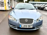 Begagnad Jaguar XF Premium Luxury 2009 Blå Sedan