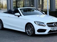 Used Mercedes C220 AMG Line Premium Plus 170 HP (125 kW) 2017 White Cabriolet