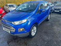 Used Ford Ecosport Zetec 2015 Blue SUV