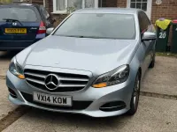 Begagnad Mercedes E220 SE 2014 Silver Sedan