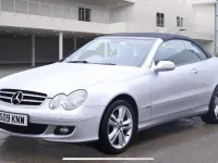 Used Mercedes CLK200 Avantgarde 2009 Silver Cabriolet
