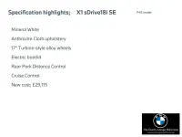 Used BMW X1 Efficient Dynamics 138 HP (101 kW) 2019 White SUV