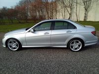Begagnad Mercedes C220 2009 Silver Sedan